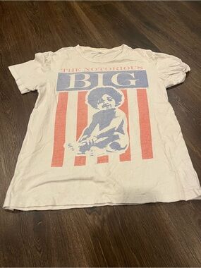 Men's White 'The Notorious BIG' Graphic Tee